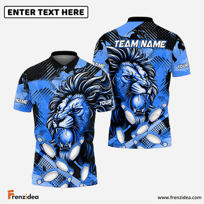 Frenzidea The Tiger and Bowling Personalized Name, Team Name 3D Shirt (5 Colors)