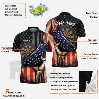 Frenzidea Darts Flag Player Personalized Shirt