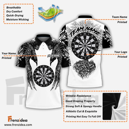 Frenzidea Darts Viking Tattoo Personalized Shirt