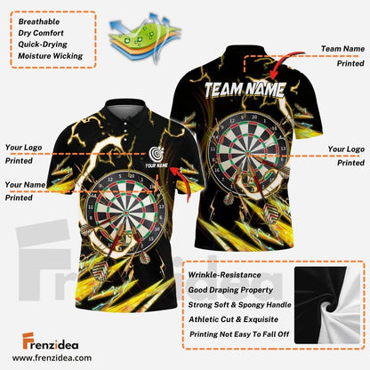 Frenzidea Breath Of Thunder Darts Personalized Name, Team Name 3D Shirt (6 Colors)