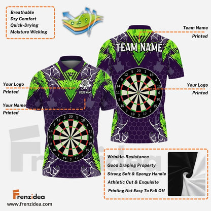 Frenzidea Darts Cybertron Personalized Name, Team Name 3D Shirt (4 Colors)