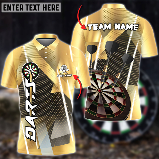 Frenzidea Darts Bling Arrow Personalized Name, Team Name 3D Shirt (6 Colors)