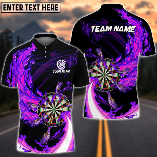 Frenzidea Breath Of Fire Darts Personalized Name, Team Name 3D Shirt (4 Colors)