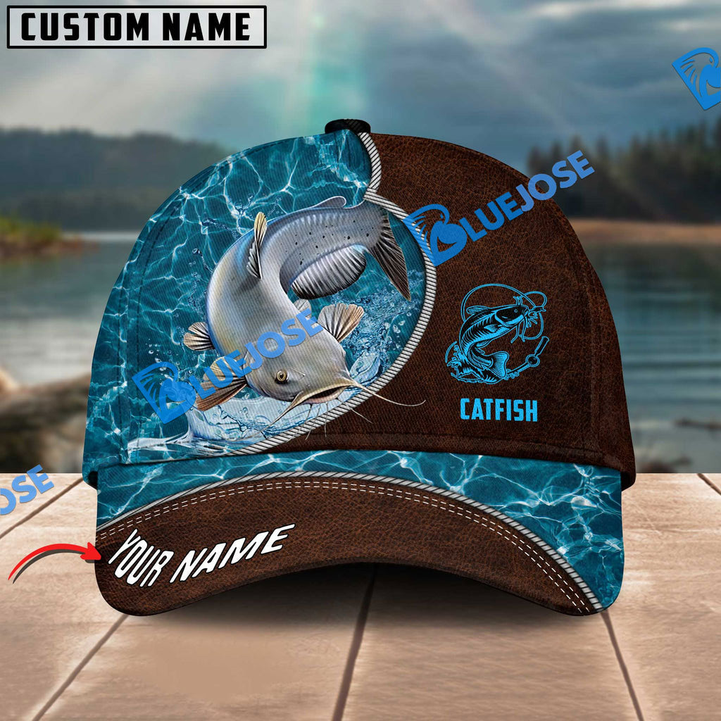 Frenzidea Personalized Epic Shudore Fashion Fishing 3D Cap ( Large Mouth Bass, Walleye, Stripped Bass, Trout Fish, Catfish, Crappie, Salmon, Pike )