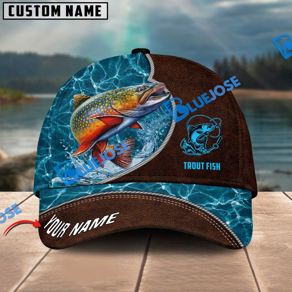 Frenzidea Personalized Epic Shudore Fashion Fishing 3D Cap ( Large Mouth Bass, Walleye, Stripped Bass, Trout Fish, Catfish, Crappie, Salmon, Pike )