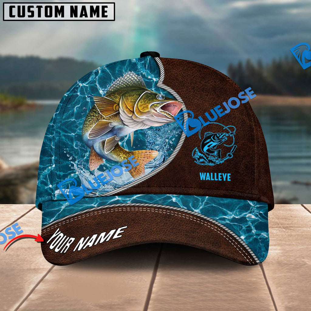 Frenzidea Personalized Epic Shudore Fashion Fishing 3D Cap ( Large Mouth Bass, Walleye, Stripped Bass, Trout Fish, Catfish, Crappie, Salmon, Pike )