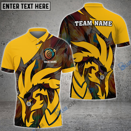 Frenzidea Dragon Pattern Personalized Name, Team Name 3D Shirt (5 Colors)