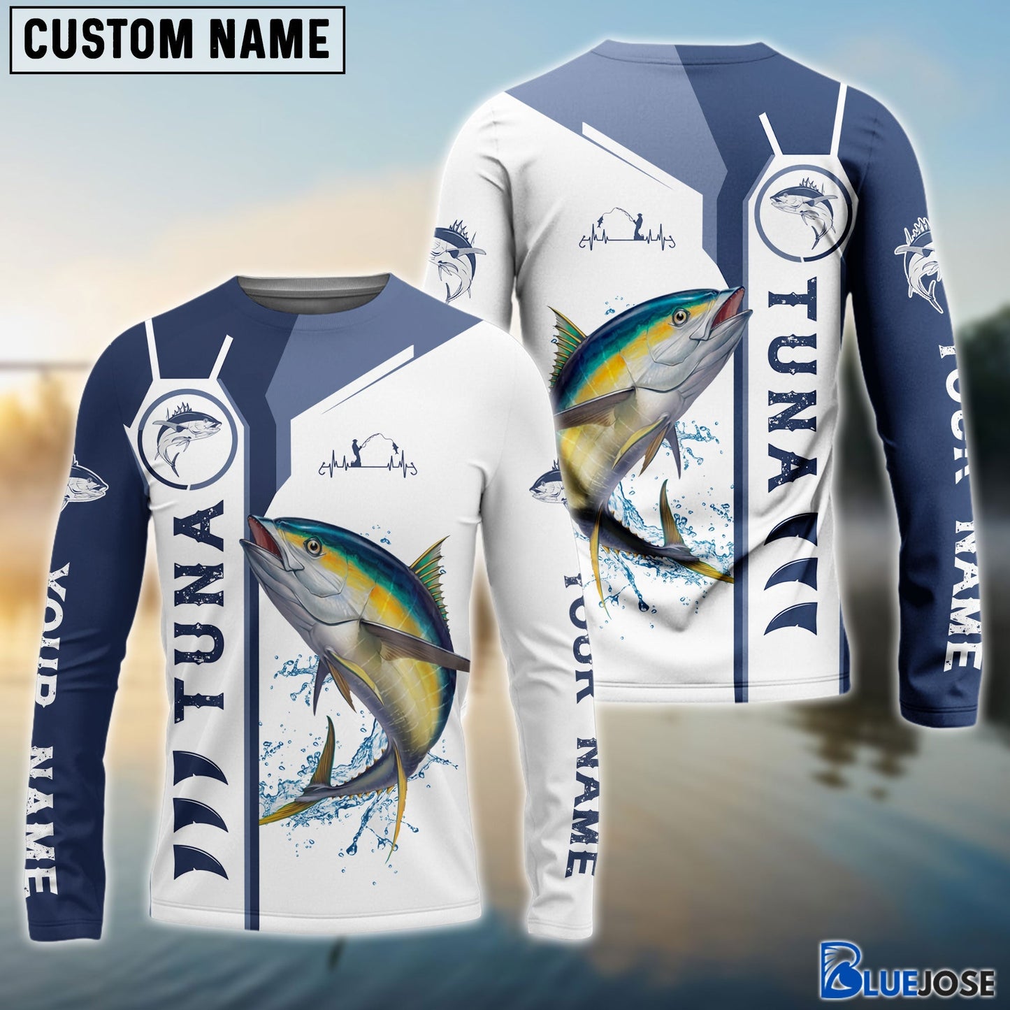 Frenzidea Personalized Tuna Fishing 3D Shirts