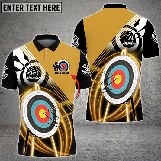 Frenzidea Yellow Archery Lover Personalized Unisex Shirt