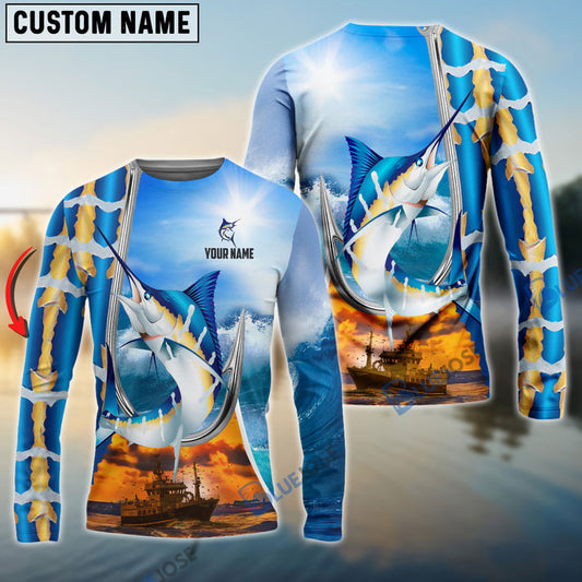 Frenzidea Customize Name 3D Fishing Shirts