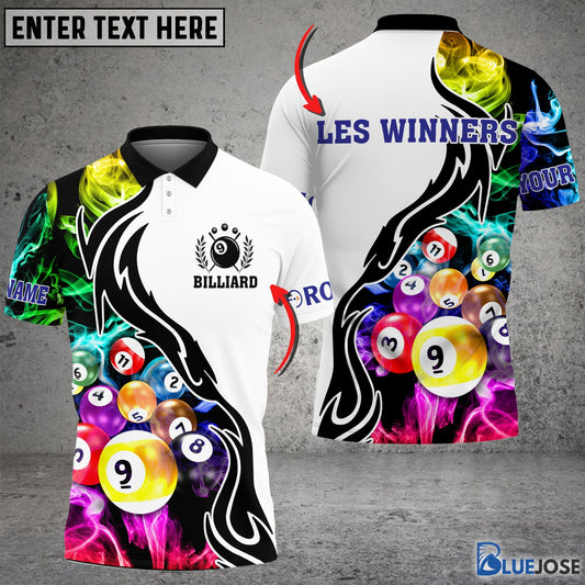 Frenzidea Billiard 9 Ball Customized Name 3D Shirt For Chantal