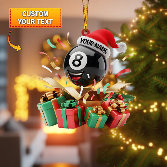 Frenzidea 8-Ball Christmas Gift Ornament