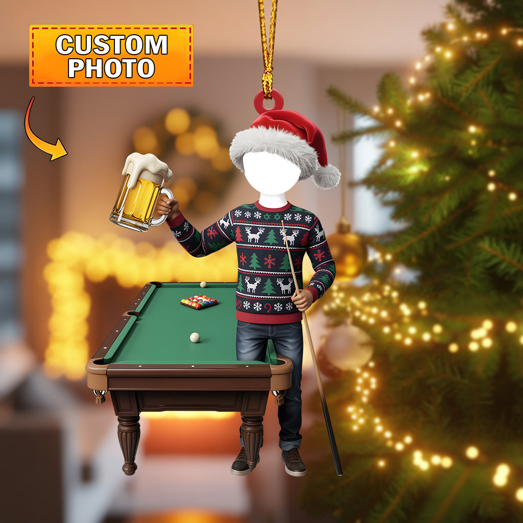 Frenzidea Custom Billiard & Beer Ornament