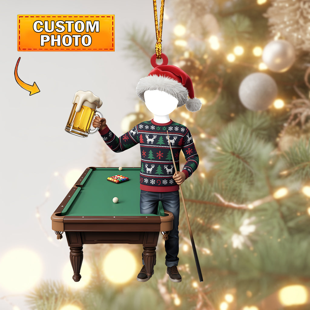 Frenzidea Custom Billiard & Beer Ornament