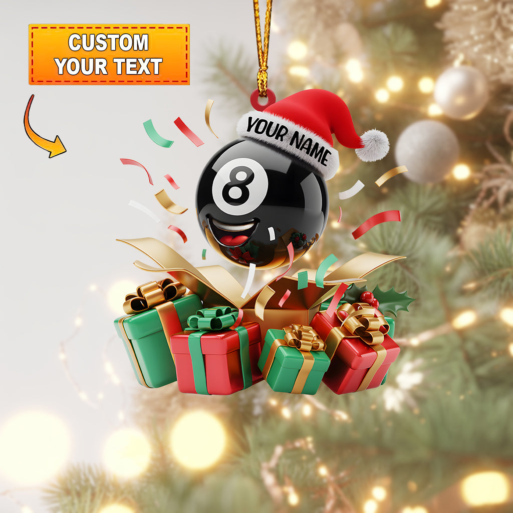 Frenzidea 8-Ball Christmas Gift Ornament