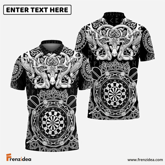 Frenzidea Viking Norse Vegvisir Runes Celtic Custom Darts Shirts