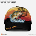 (12 Breeds) Frenzidea Epic Sunset Horizon Fishing Strike Customized Name 3D Cap