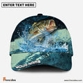 Frenzidea Bass Fishing Aqua Strike Personalized Cap