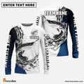 Frenzidea Pike Fishing Ink Splash Custom Name & Team Name 3D Shirts