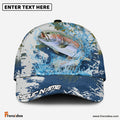 Frenzidea Trout Fishing Hooked on Victory Personalized Cap