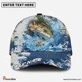 Frenzidea Bass Fishing Hooked on Victory Personalized Cap