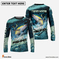 Frenzidea Tuna Fishing Aqua Strike Custom Name & Team Name 3D Shirts