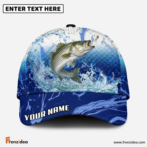 (12 Breeds) Frenzidea Freshwater Strike Fishing Legend Customized Name 3D Cap