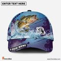 (12 Breeds) Frenzidea Blue Ocean Water Splash Fishing Customized Name 3D Cap