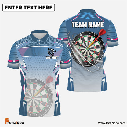 Frenzidea Darts Classic Personalized Name, Team Name 3D Shirt (4 Colors)