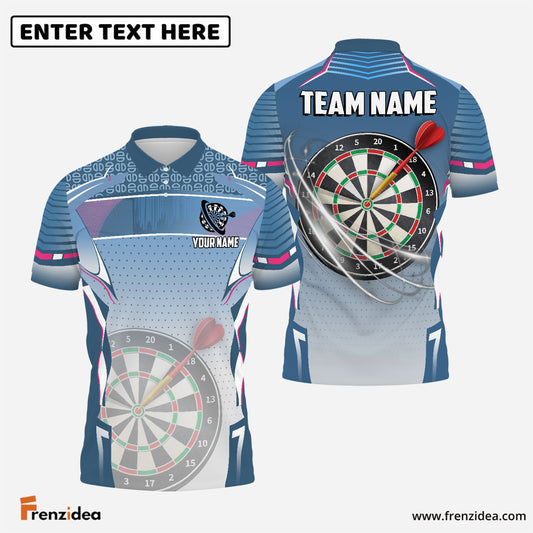 Frenzidea Darts Classic Personalized Name, Team Name 3D Shirt (4 Colors)