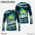 Frenzidea Mahimahi Fishing Aqua Strike Custom Name & Team Name 3D Shirts