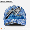 (10 Breeds) Frenzidea Marble Wave Fishing Adventure Customized Name 3D Cap