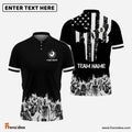 Frenzidea Billiards Skull Skeletons Personalized Name, Team Name Shirt