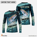 Frenzidea Trout Fishing Aqua Strike Custom Name & Team Name 3D Shirts