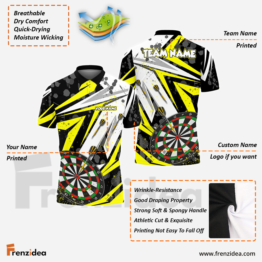 Frenzidea Darts Winner Personalized Name, Team Name 3D Shirt (4 Colors)