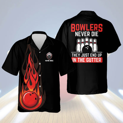 Frenzidea Blowers Never Die They Just End Up In The Gutter Personalized Name Hawaiian Shirt
