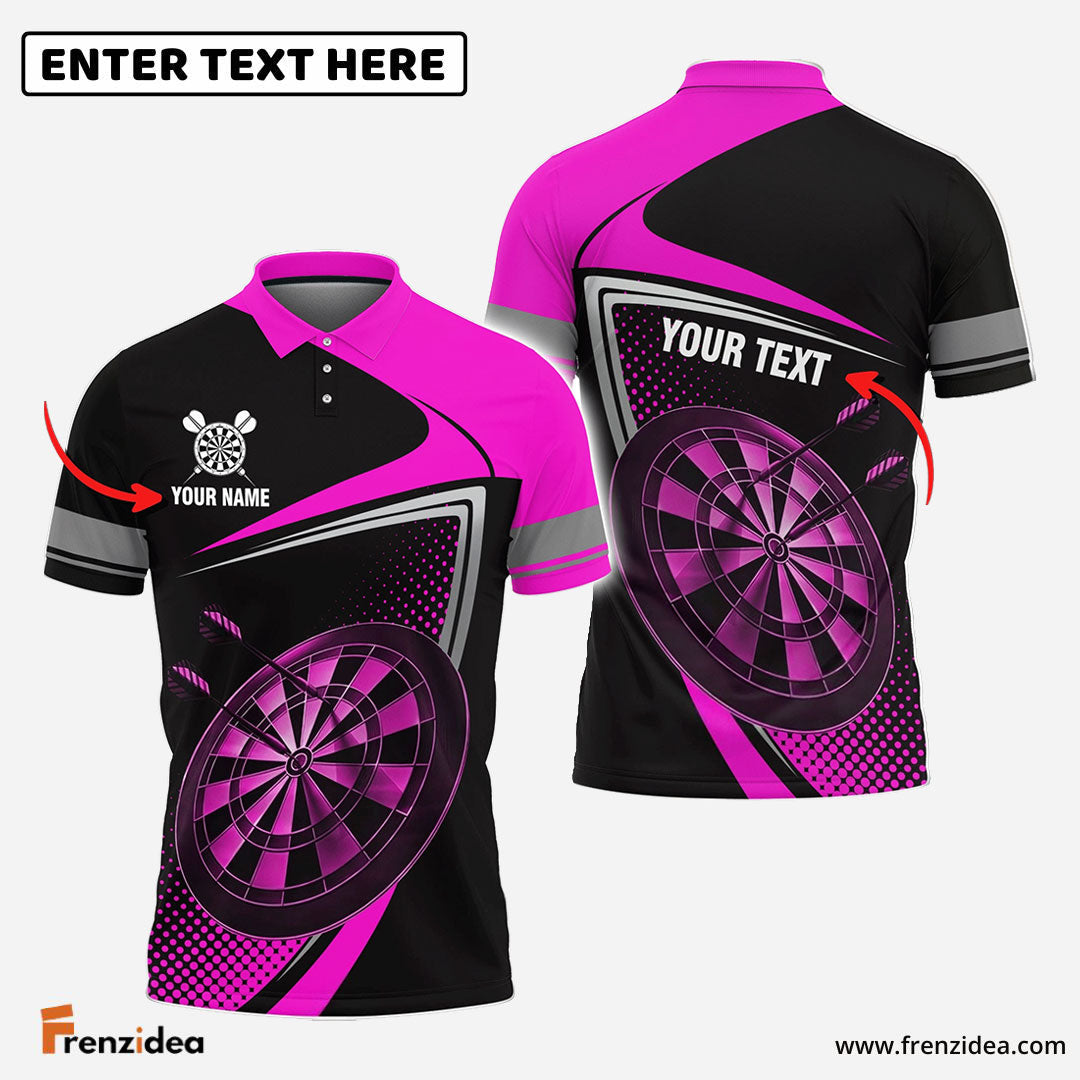 Frenzidea Love Darts Personalized Name 3D Shirt (9 Colors)