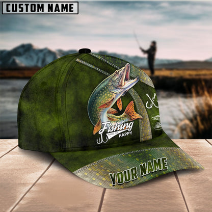 Frenzidea Personalized Northern Pike Fishing Classic Cap