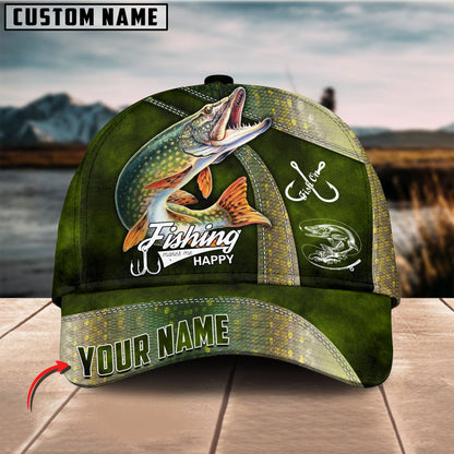 Frenzidea Personalized Northern Pike Fishing Classic Cap