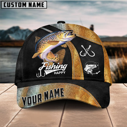 Frenzidea Personalized Trout Fishing Cap