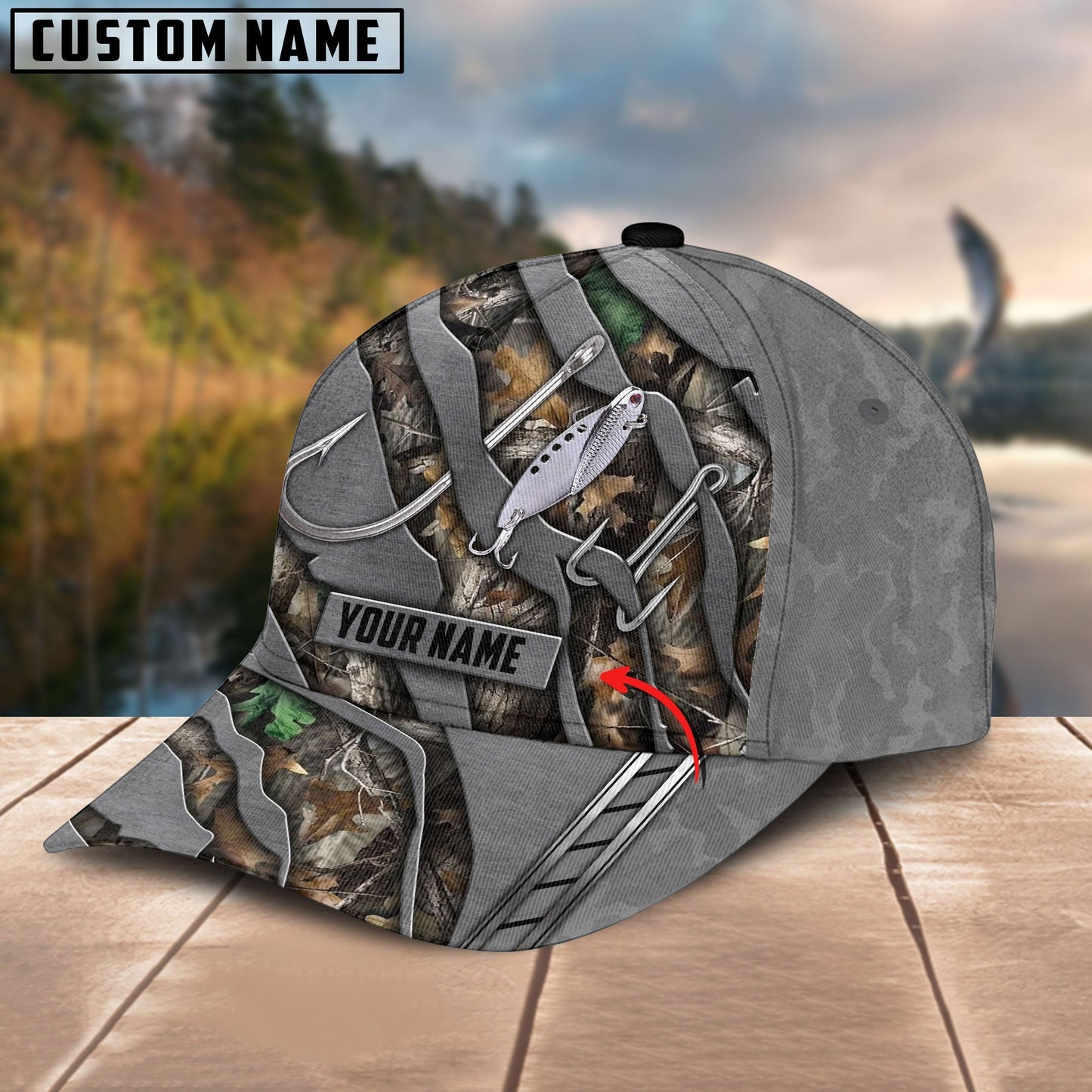 Frenzidea Personalized Fish Moss Cap