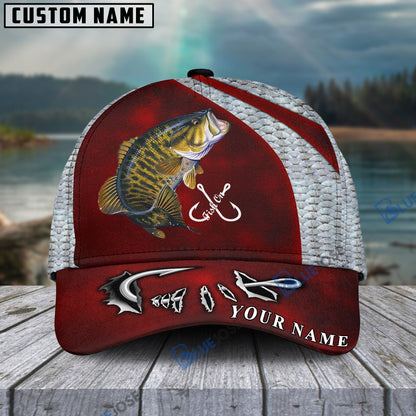 Frenzidea Personalized Smallmouth Bass Fishing Cap