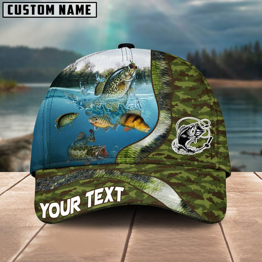 Frenzidea Personalized Panfish Cap Camo