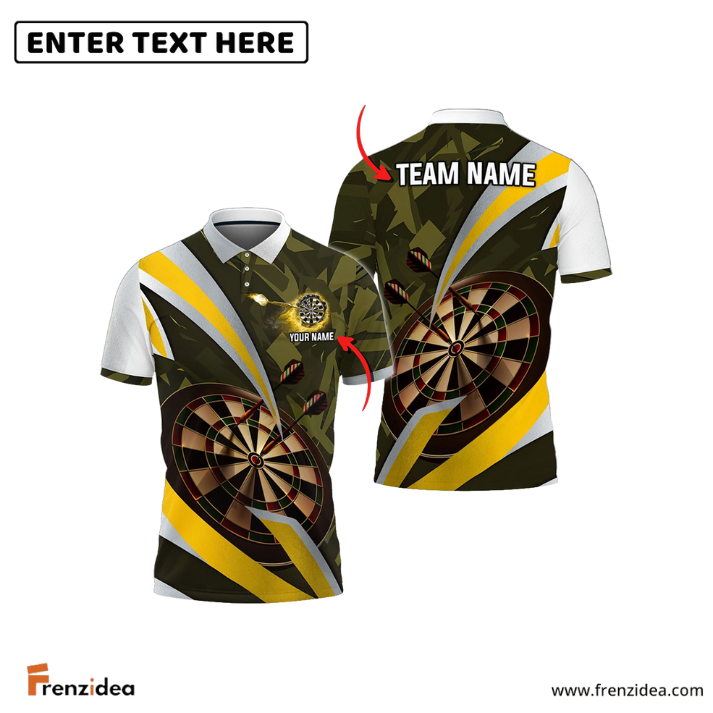 Frenzidea Blade Of Glory Darts Personalized Name, Team Name 3D Shirt ( 5 Colors)