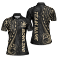 Frenzideas Bowling And Pins Maori Customized Name 3D Shirt for Women
