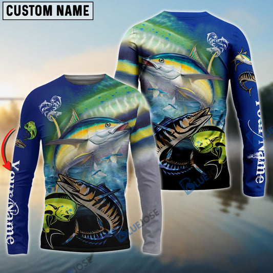 Frenzidea Mahi-mahi, Wahoo, Tuna Customize Name 3D Shirts