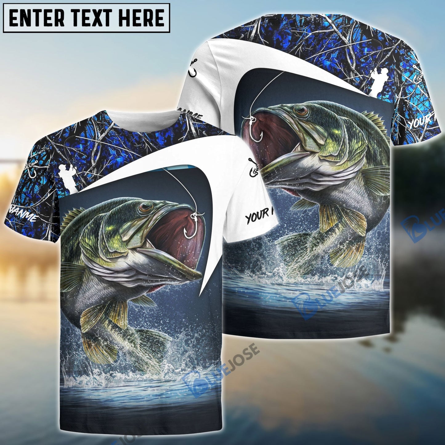 Frenzidea Personalized Largemouth Bass Fishing 3D Shirts