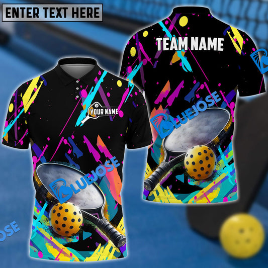 Frenzidea Pickleball Graffiti Personalized Name, Team Name Unisex Shirt