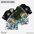 Frenzidea Bass Fishing Customize Name Long Sleeve Fishing 3D Shirt
