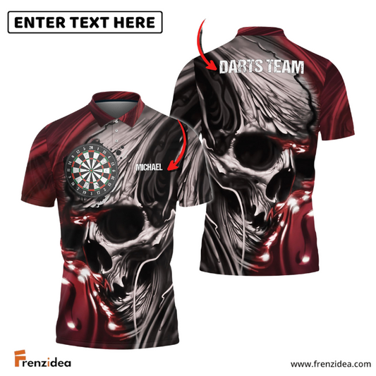 Frenzidea Skull BR Custom Darts Shirts